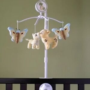 Disney Baby Plush Lion And Mobile Set